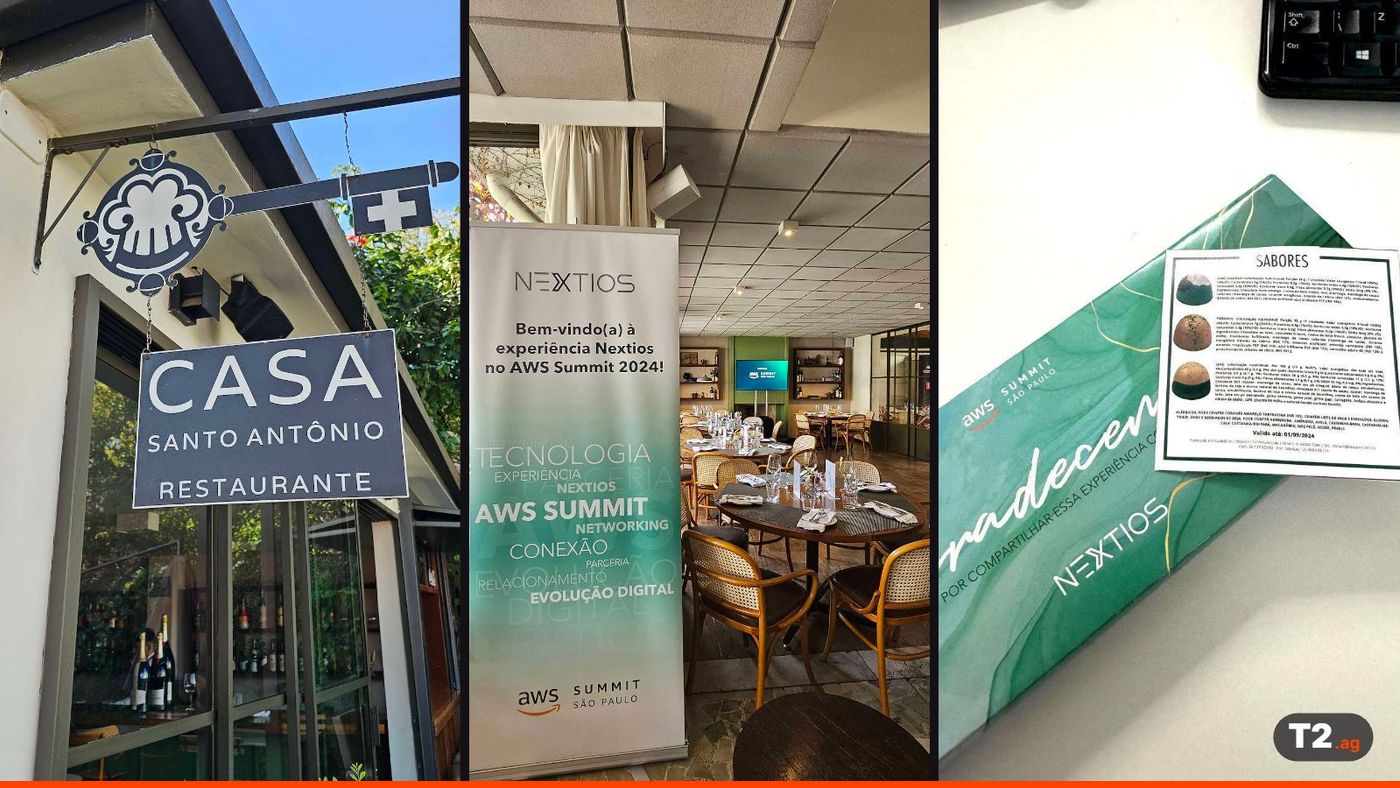 Casa Santo Antônio, sinalização de boas-vindas e menu personalizado
