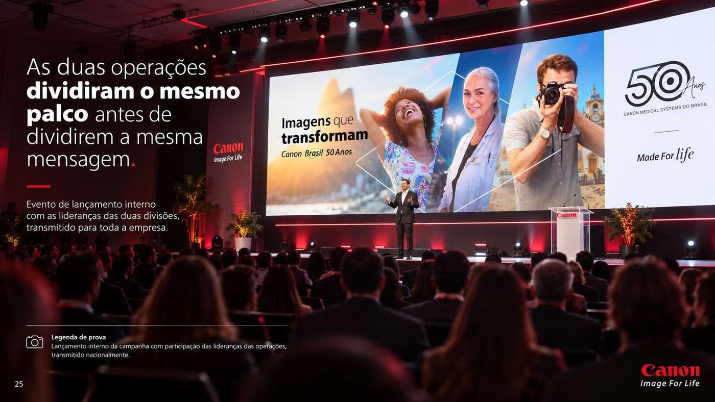 Lançamento interno da campanha