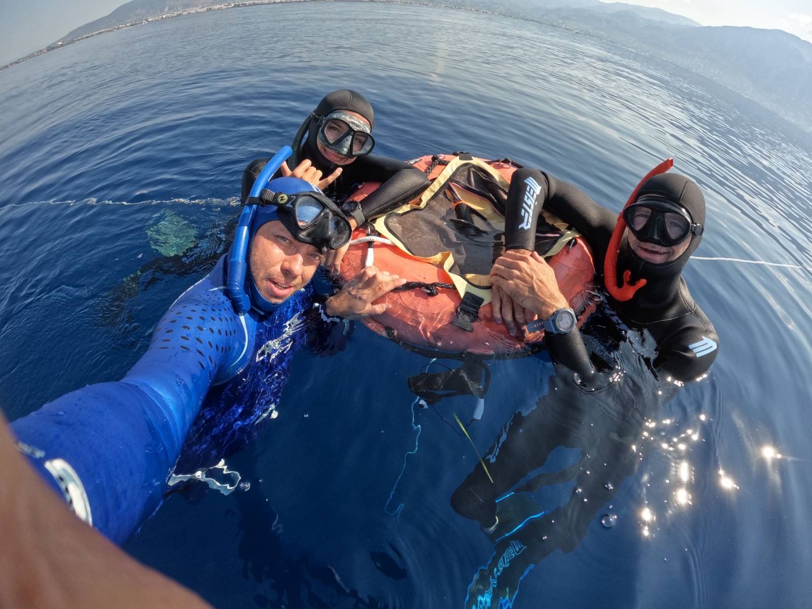 Buddy training en apnée