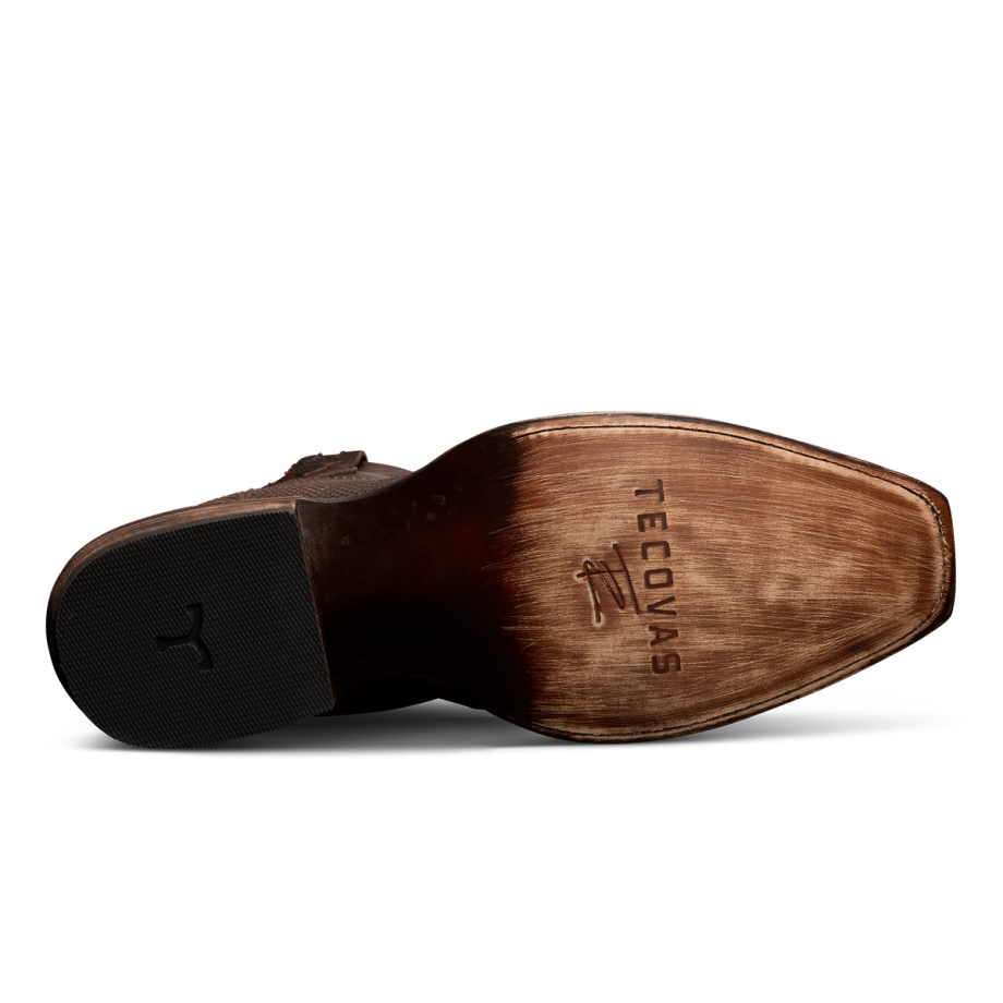 Sole view of The Thomas Rhett Lankford - Chocolate Relic on plain background