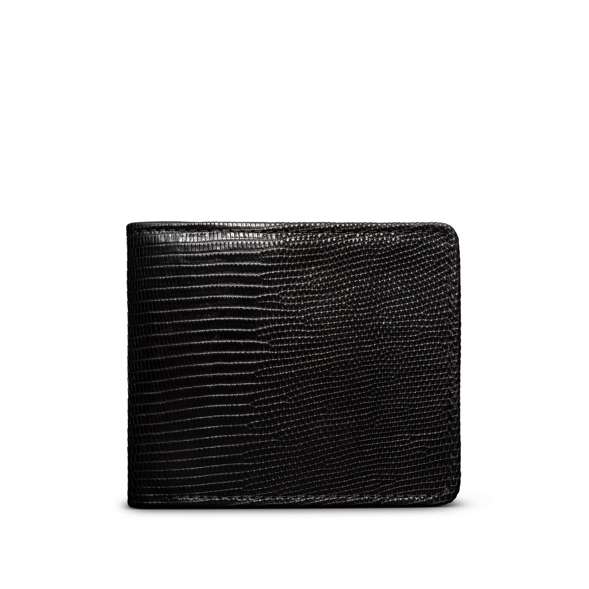 Lizard Leather Wallet | Billfold Lizard - Midnight | Tecovas