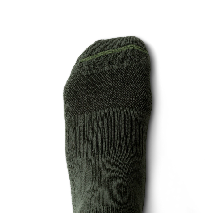 Toe view of Boot Socks - Forest on plain background