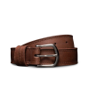 Unbuckled view of Women's Bovine Belt - Sequoia on plain background