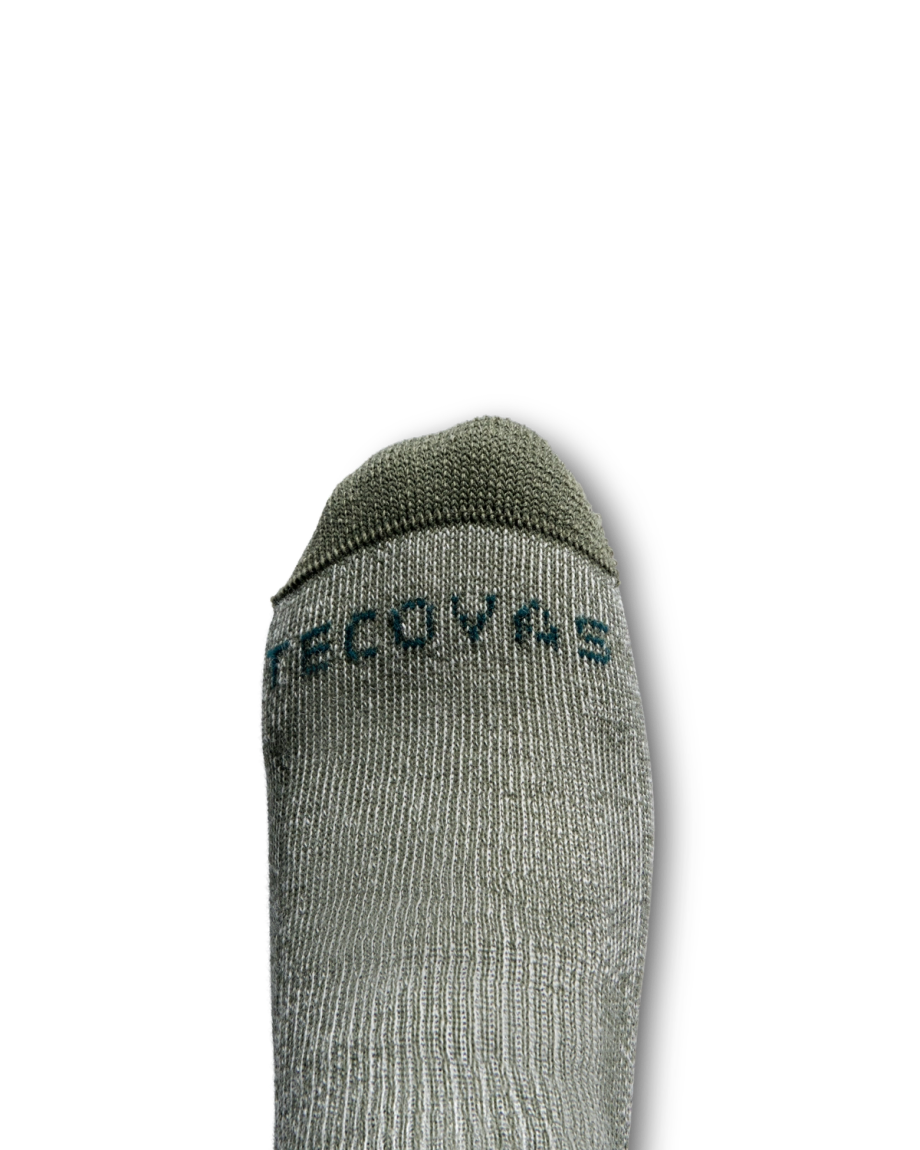 View of Over the Calf Merino Wool Socks (2-Pack) - Olive