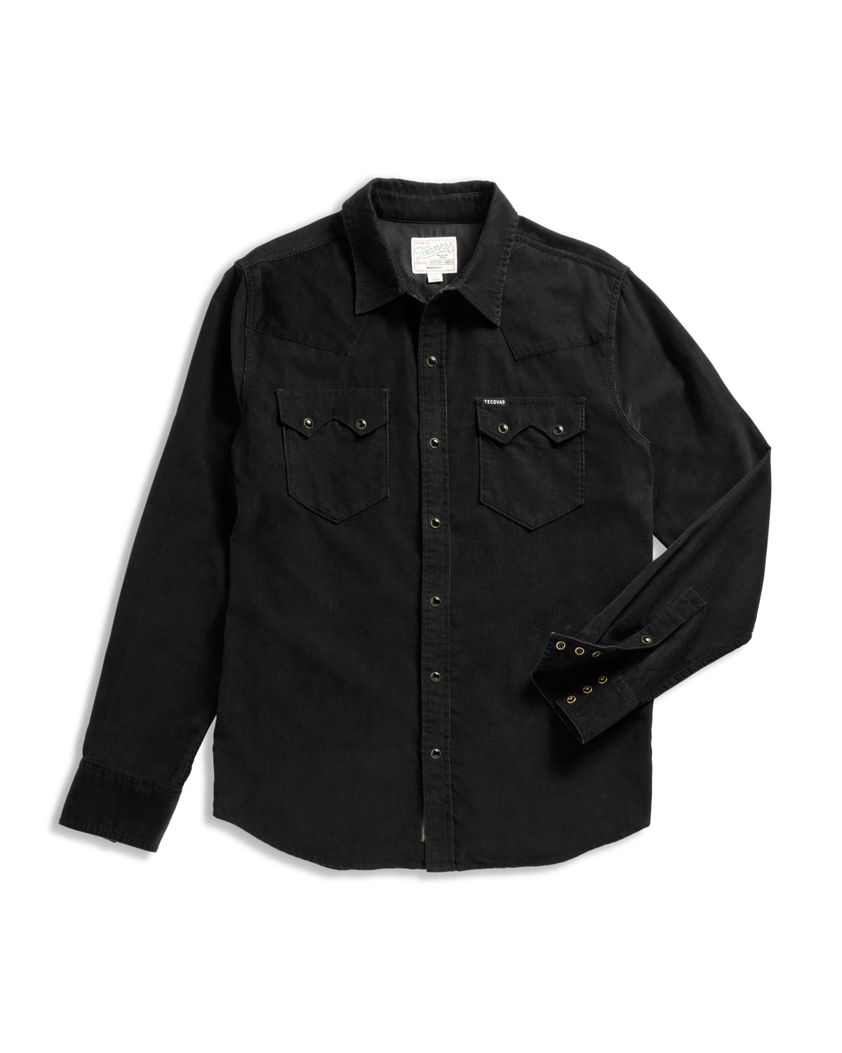 Men's Long Sleeve Texas Weight Corduroy Pearl Snap | Tecovas
