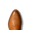 Toe view of The Sophie - Caramel on plain background