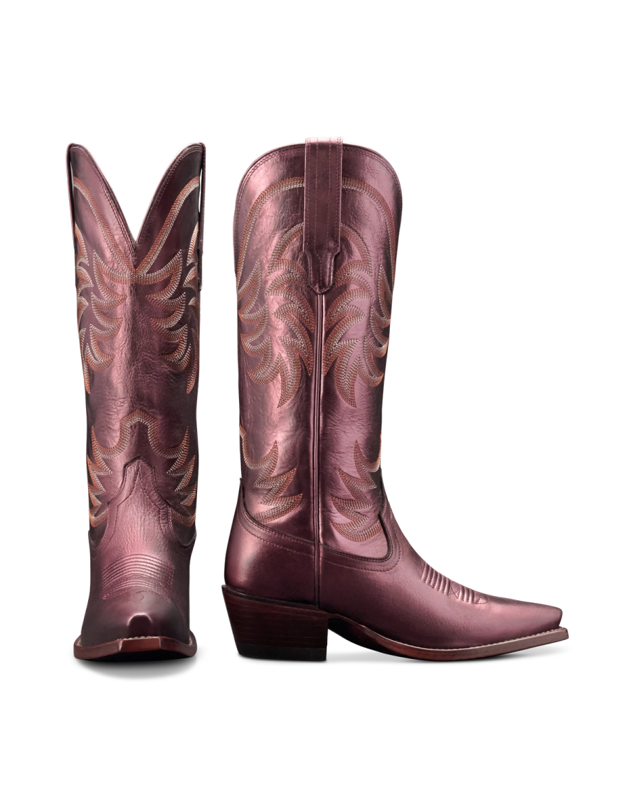 ANNIE BLAUWPOT TENCATE（アン　ブラウポット　テン　カーテ） The Annie Cowgirl Boot - Purple cowhide | Tecovas