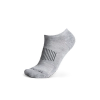 Front view of Ankle Socks - Gray on plain background