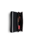 Inside view of Concho Chain Crossbody - Black Cherry on plain background