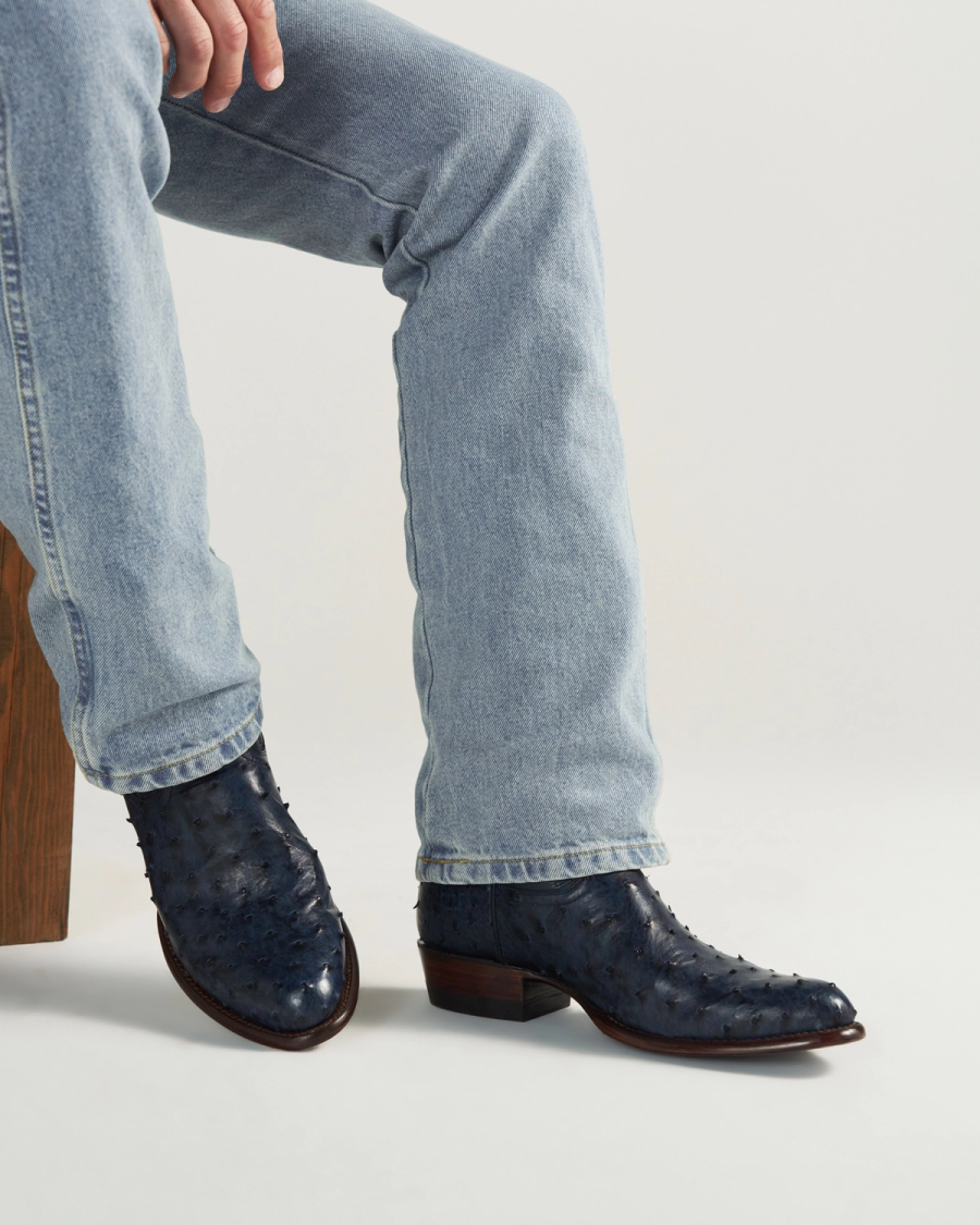 LIMITED RELEASE Tecovas Wyatt Arctic Blue Handmade Cowboy Boots The Wyatt Men main image 3