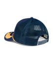 Back view of Eagle Western Brand 5 Panel High Pro Trucker - Navy on plain background