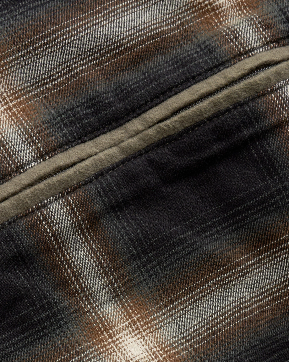 Closeup view of Men's Field Jacket - Dark Olive