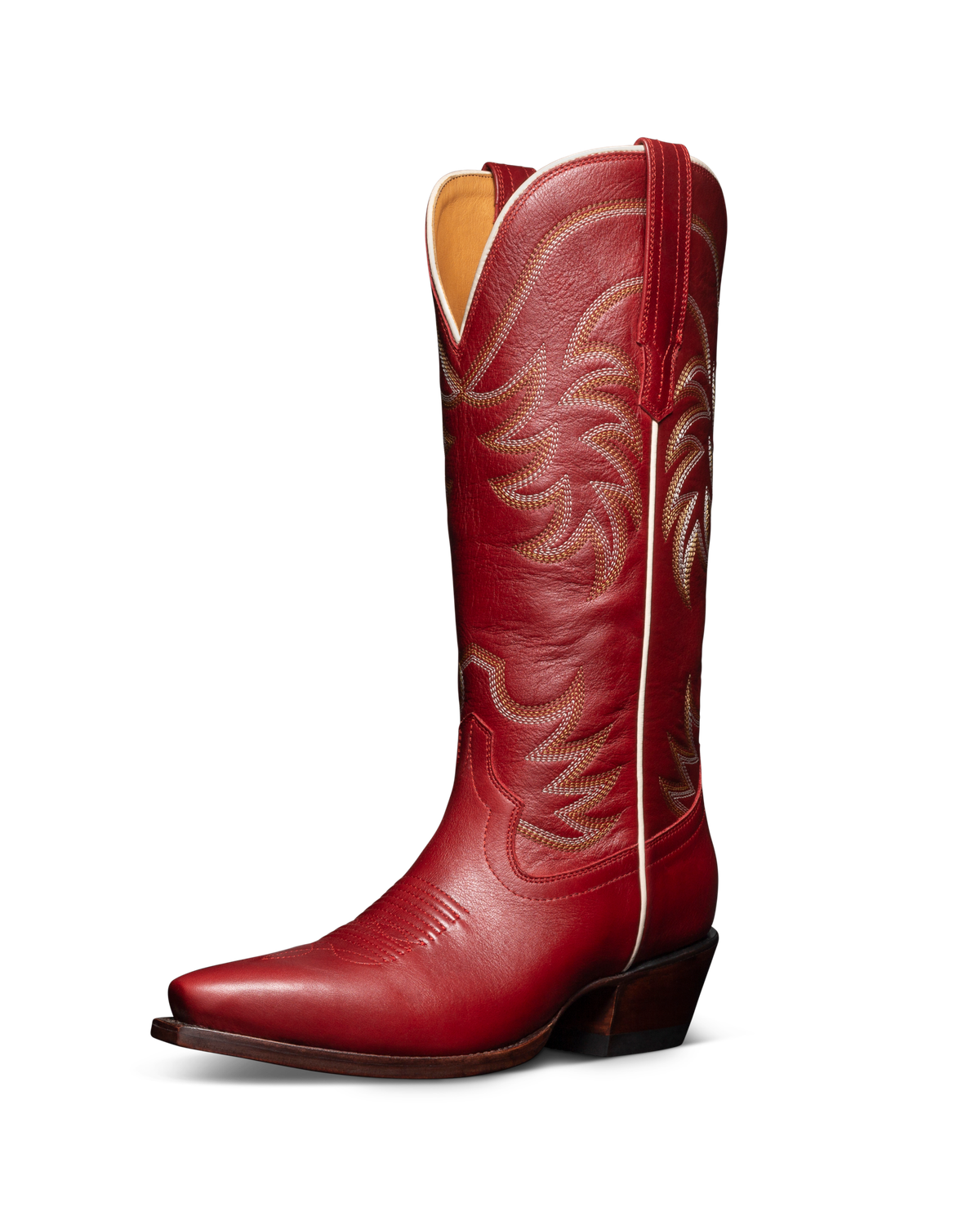 The Annie in Scarlet Cowhide - Women's Cowgirl Boot | Tecovas
