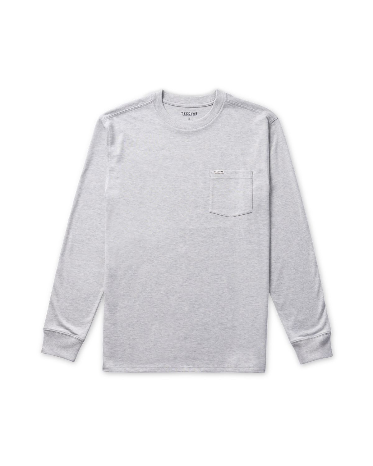Men's Long Sleeve Standard Issue Heather Pocket Tee | Tecovas Men's Long Sleeve Standard Issue Heather Pocket Tee | Tecovas