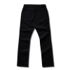 Back view of Men's Everyday Standard Jeans - Black on plain background