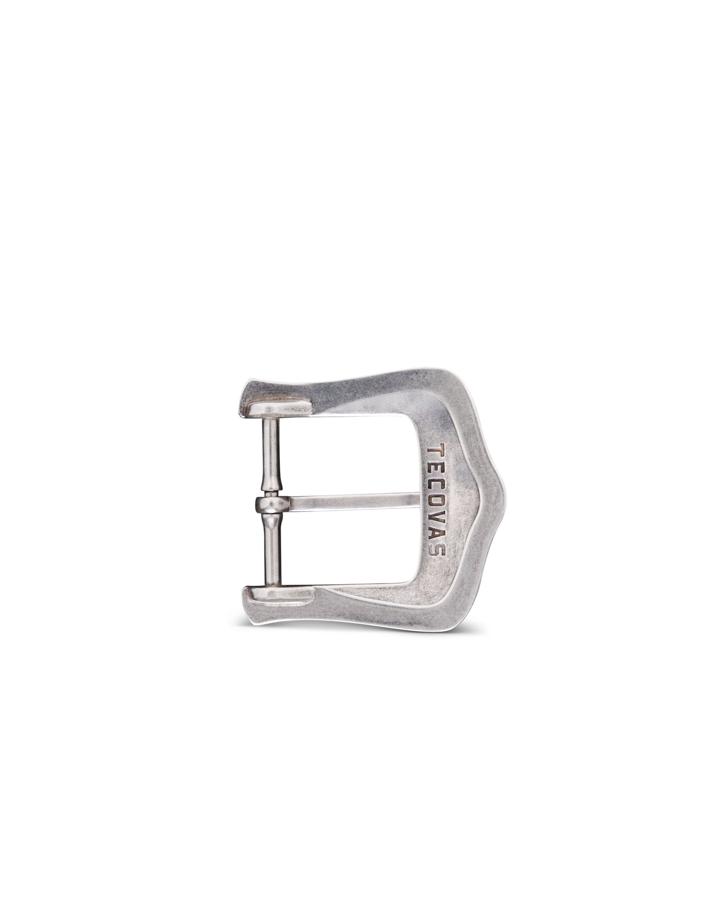 Scroll Tombstone Buckle Antique Silver Tecovas