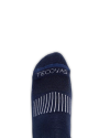 View of Boot Socks - Navy / Brown / White