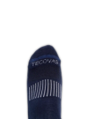 View of Boot Socks - Navy / Brown / White