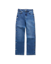 Front view of Women's Vintage High Rise Jean - Medium Wash on plain background