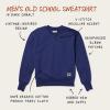 A diagram with unique selling points for the men's old school sweatshirt