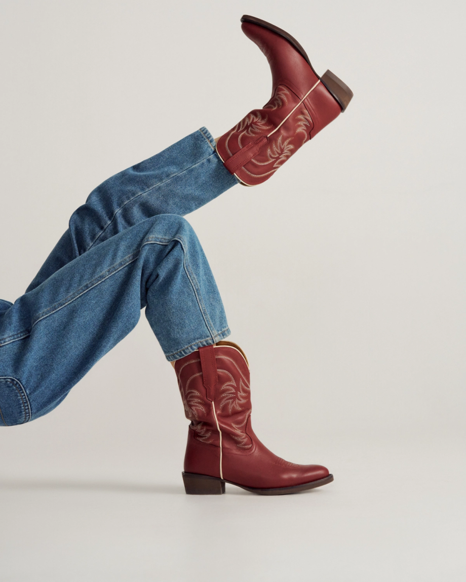 View of The Annie Kid - Scarlet Cowhide