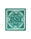 Front view of Gameday Bandana - Green on plain background