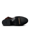 Sole view of Birthday Boot X - Dark Pecan Alligator on plain background