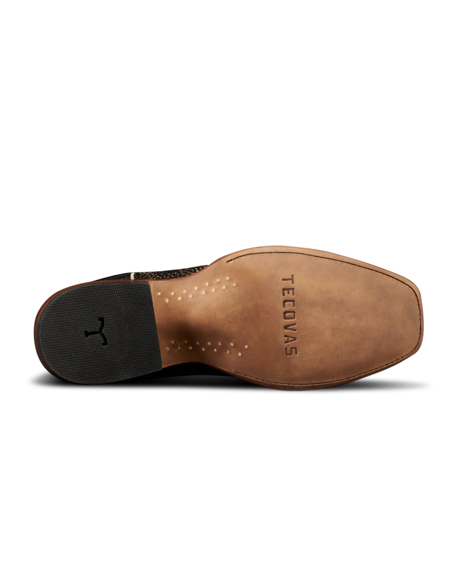 Sole view of The Parker - Charcoal Bison on plain background