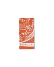 Folded view of Gameday Bandana - Burnt Orange on plain background