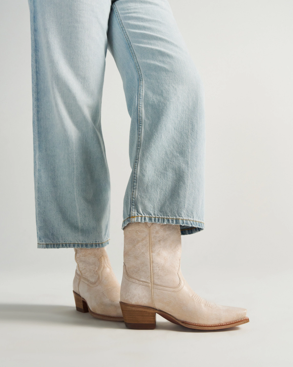 View of The Sadie - Pearl Smooth Ostrich