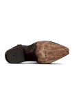Sole view of The Garrett Eagle - Steel Deerskin on plain background