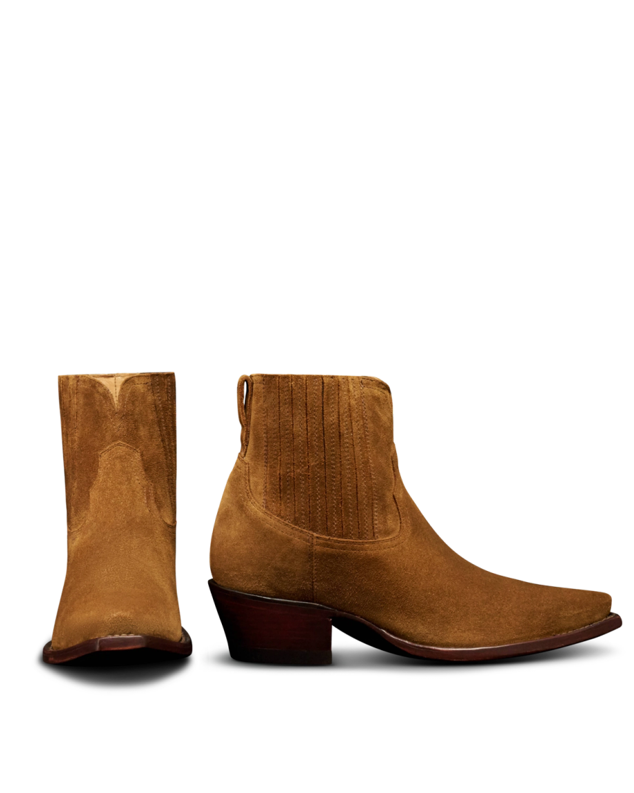 Pair view of The Piper II - Sienna Suede on plain background