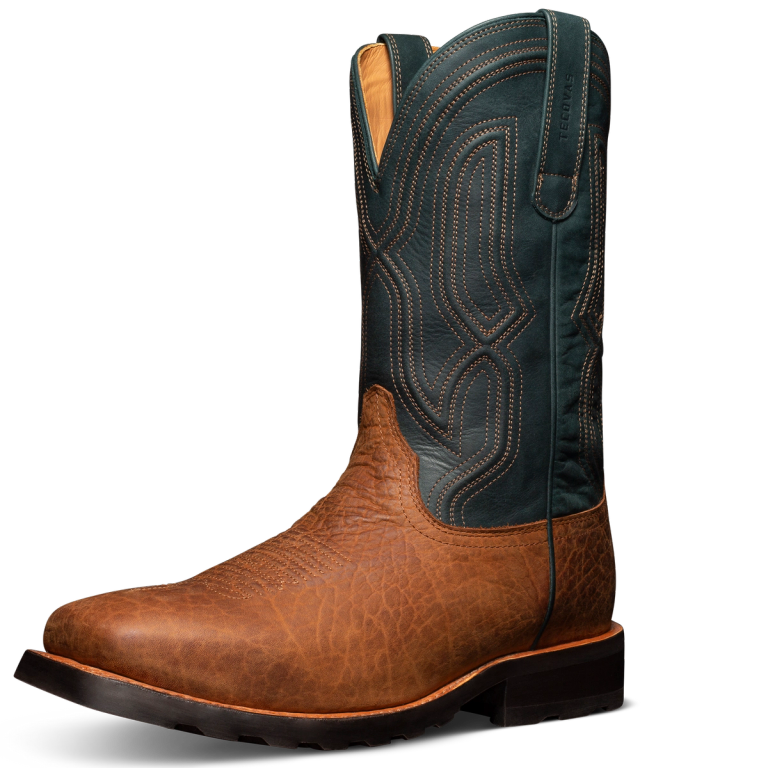 Rubber Sole Broad Square Toe Boots The Midland Ochre Tecovas