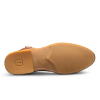 Sole view of The Jake - Caramel on plain background