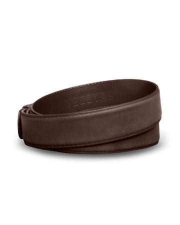 Back view of Men's Goat Belt II - Cafe on plain background