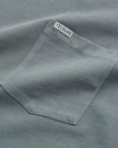 Closeup detail view of Men's Standard Issue Pocket Tee SS - Washed Storm
