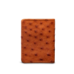 Back view of Bifold Card Case - Pecan on plain background