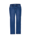 Front view of Women's Mid-Rise Stovepipe Jeans - Medium on plain background