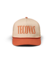 Front view of Tecovas Badge Trucker - Burnt Orange on plain background