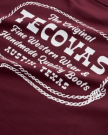 Closeup view of Men's Original Tecovas Rope Tee - Port / Bone