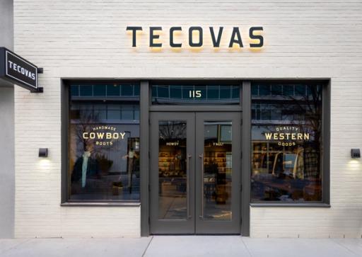 Image of the Tecovas Mosaic store. 