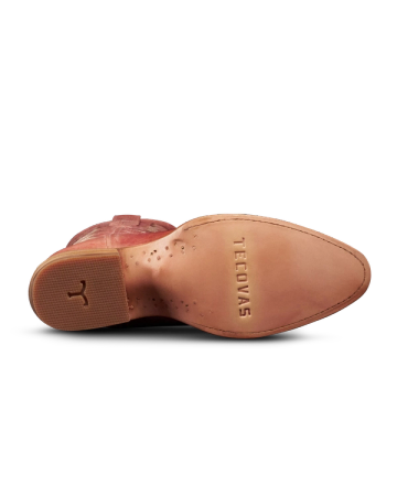 Sole view of The Jamie II - Pink Frost Goat on plain background