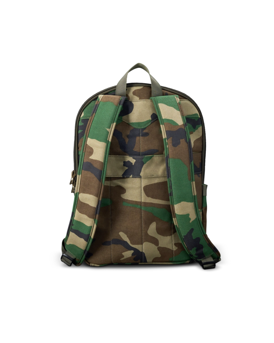 Back view of Canyon Backpack - Camo on plain background
