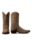 Pair view of The Garrett - Gravel Suede on plain background