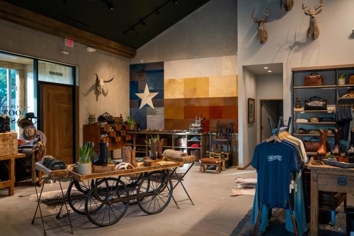 Image of the inside of the Rice Village Store