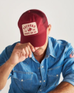 View of Giddy On Up 5 Panel Low Pro Trucker - Burgundy