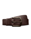 Front view of Men's Goat Belt II - Cafe on plain background