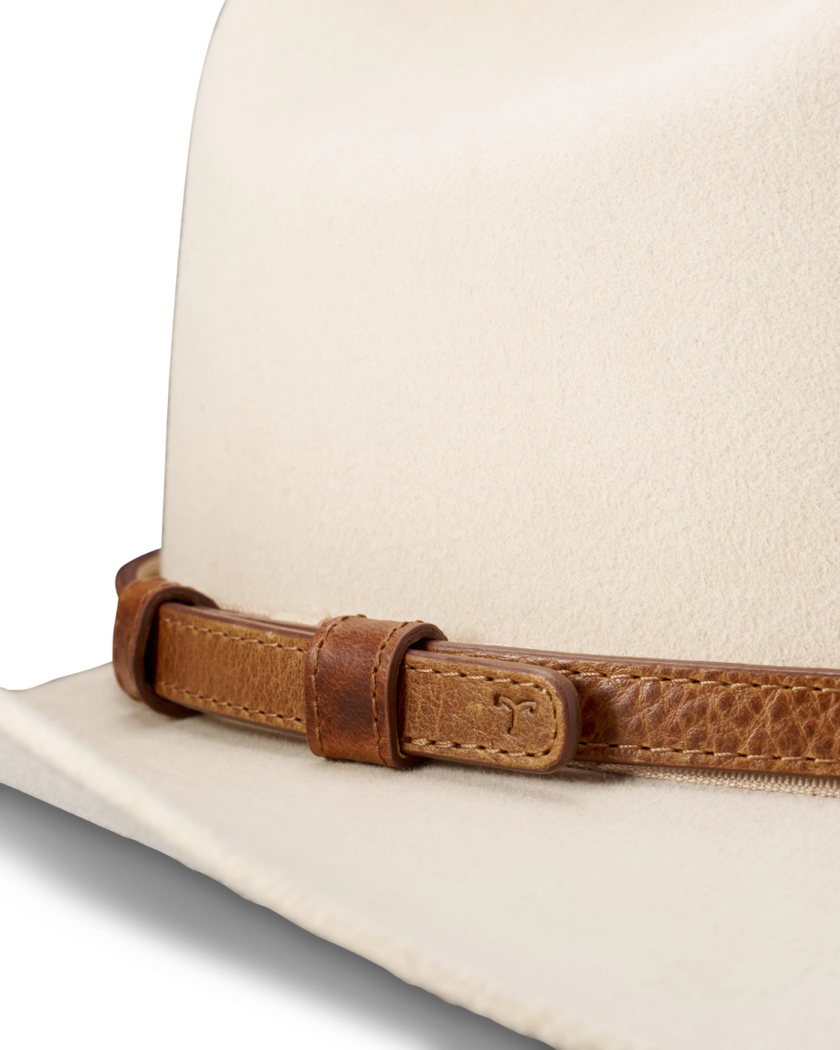 Closeup view of Hat Band - Tan