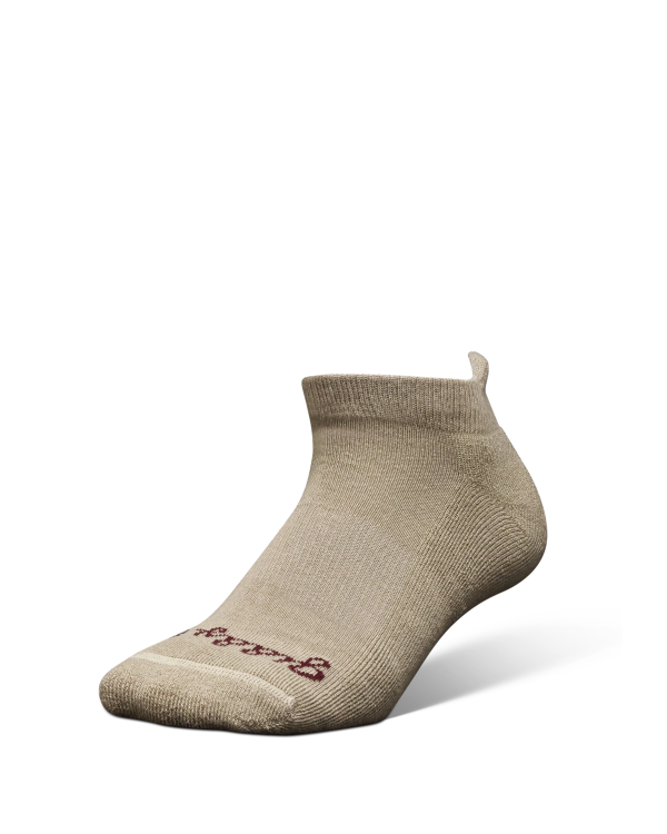 View of Giddy Up Ankle Sock (2-Pack) - Cream / Burgundy