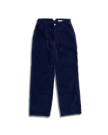 Front view of Women's Corduroy Carpenter Pant - Navy on plain background